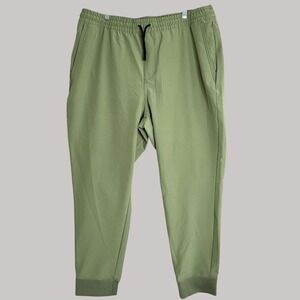 Old Navy StretchTech Womens XL‎ Olive Green Elastic Waist Joggers Loungewear